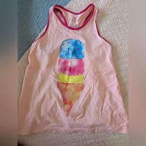 Landsend Racerback Tank With 🍦 Embellishment